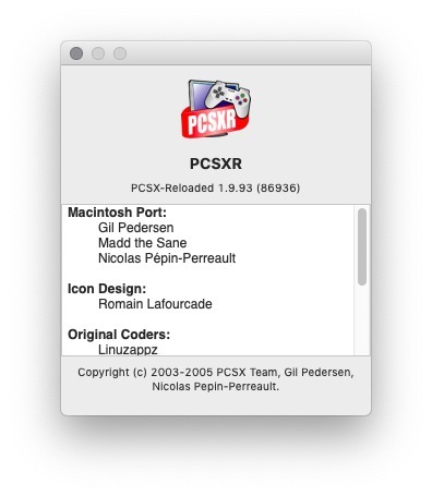 pcsx mac emulator